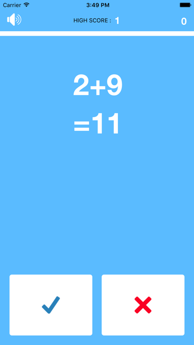 Screenshot #1 pour Rapid Math Game