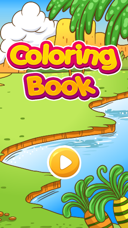 Dinosaur Coloring Pages For Kids Draw Paint Games - 1.0 - (iOS)