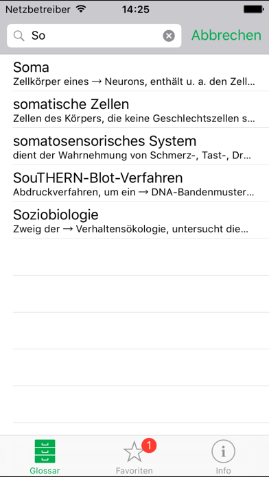 How to cancel & delete Grüne Reihe Glossar from iphone & ipad 4