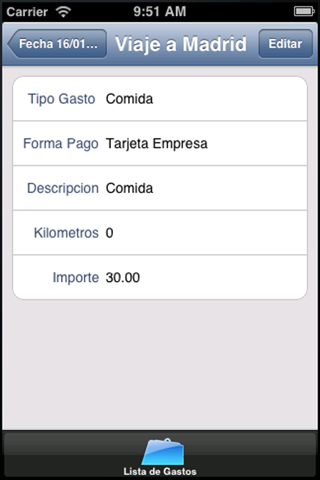 Ayax Gastos screenshot 2