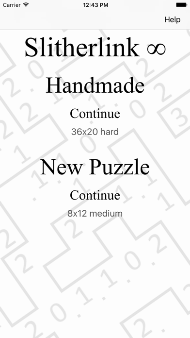Screenshot #1 pour Slitherlink Infinite