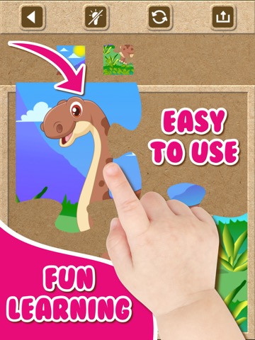 Dinosaur Jigsaw Puzzle.s Free Toddler.s Kids Gamesのおすすめ画像2