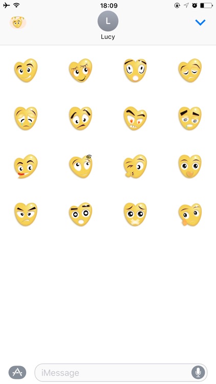 Love Stickers Pack for iMessage Free