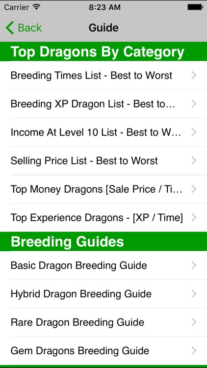 ULTD Guide & Breeding Calculator for DragonVale