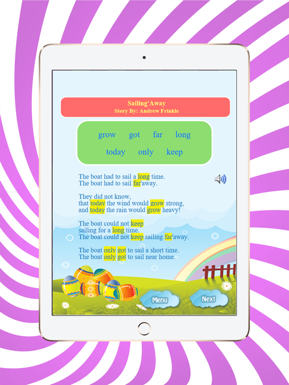 First Day 1st Grade worksheets with Spelling Words iPad screenshot