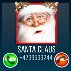 Snímky obrazovky (3) Fake Call Santa