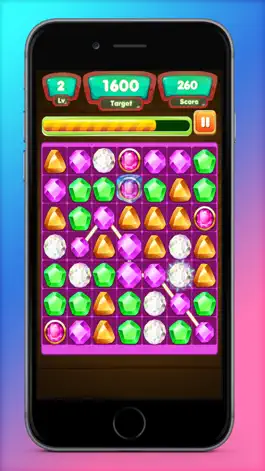 Game screenshot Jewels Link Puzzle Game - Awesome Jewel Mania hack