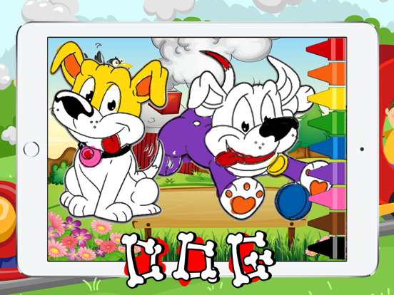 Screenshot #5 pour Chien & animaux Coloriage Jeux Enfants gratuit