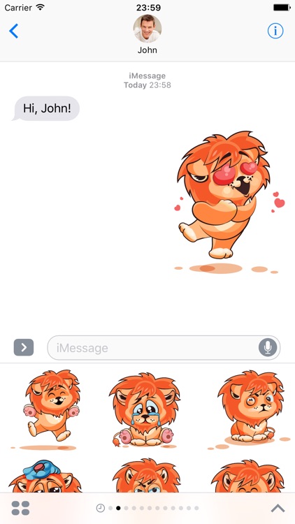 Lion - Stickers for iMessage