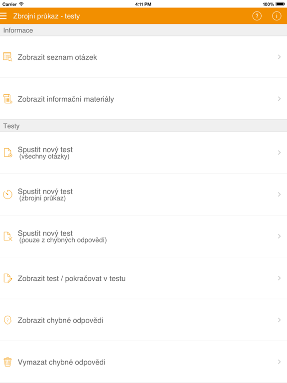 Screenshot #4 pour Zbrojní průkaz - testy