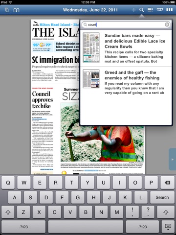 The Island Packet E-Edition screenshot 2