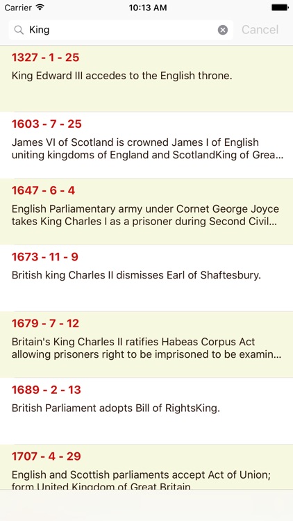 Timeline of United Kingdom history expert - UK screenshot-3