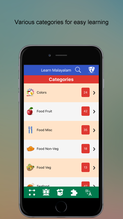 Screenshot #1 pour Learn Malayalam