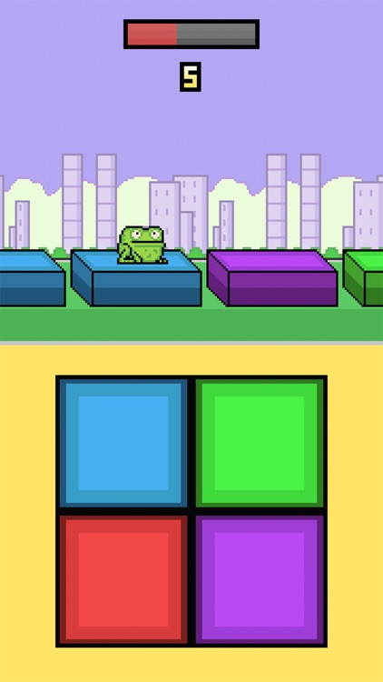 Frog Color Hop - frog jump game