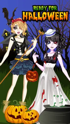Game screenshot Halloween Girl DressUp  Monster Ghost MakeUp Kids mod apk