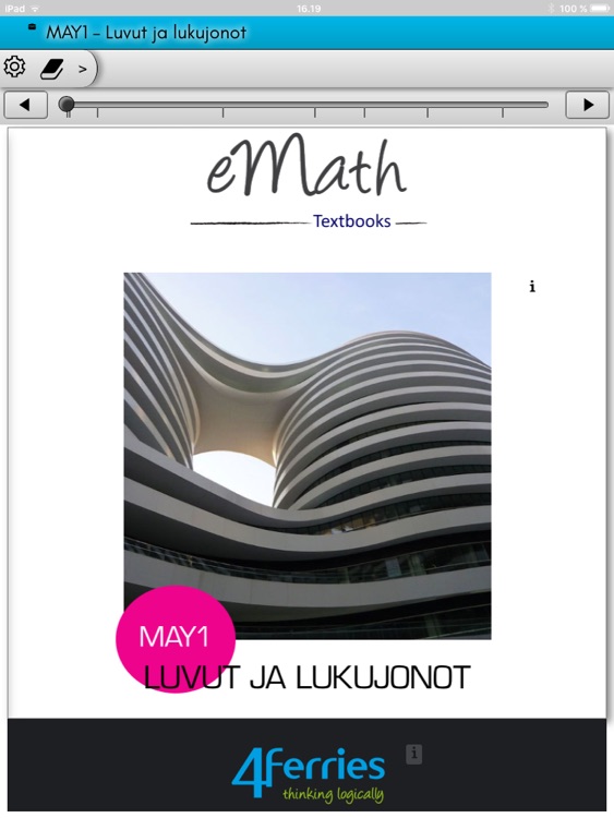 eMath MAY1: Luvut Ja Lukujonot