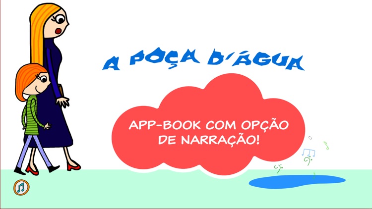 A Poça d'água - livro infantil interativo