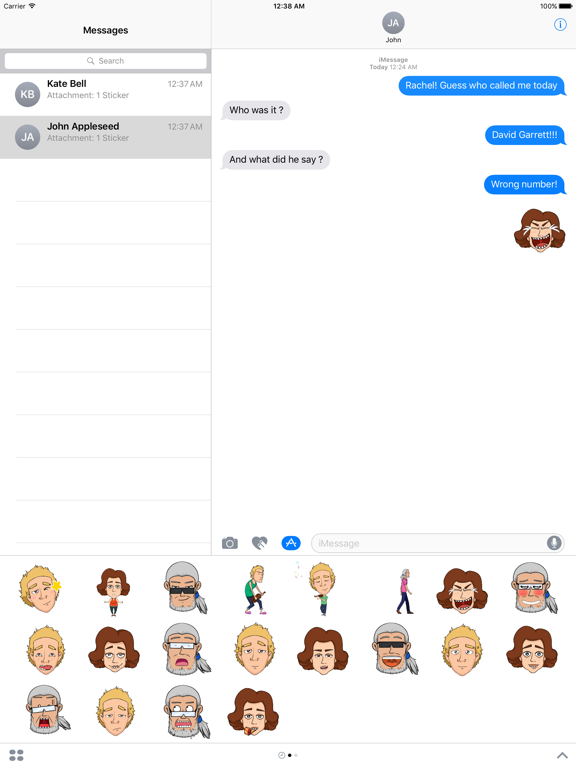 Screenshot #4 pour Super Gerry Stickers Pack for iMessage