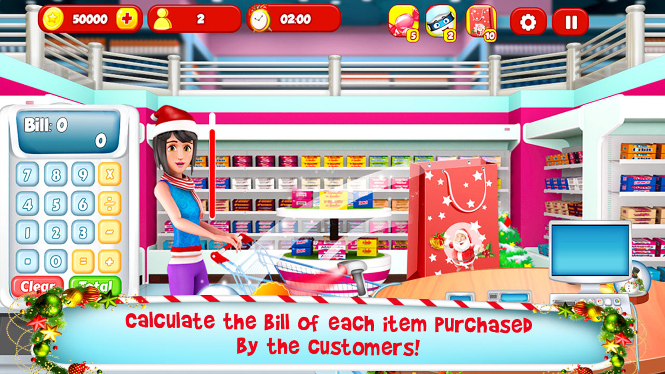 Christmas Supermarket Store