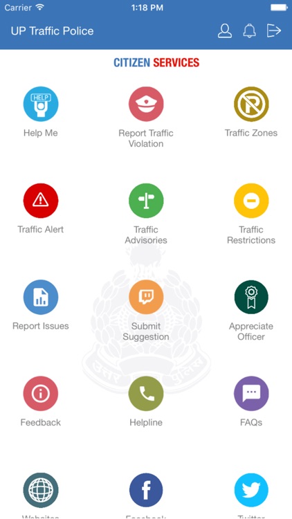 UP Traffic Police App