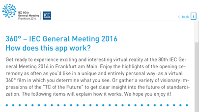 Screenshot #3 pour 360° – IEC General Meeting 2016