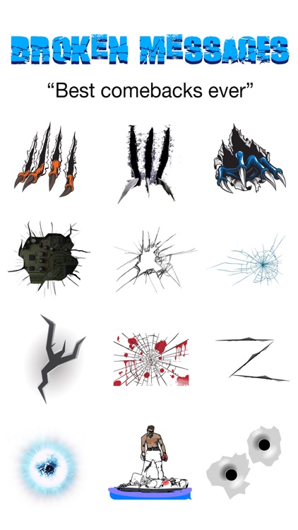 Broken Messages - Best comeback scratch sticker.s