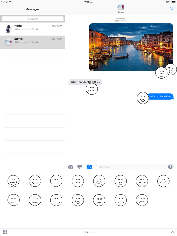 Screenshot #4 pour Stick Emoji for iMessage
