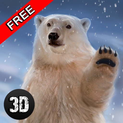 Wild Arctic Bear Survival Simulator 3D Free icon