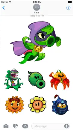 Plants vs Zombies™ Stickers iPhone image 3
