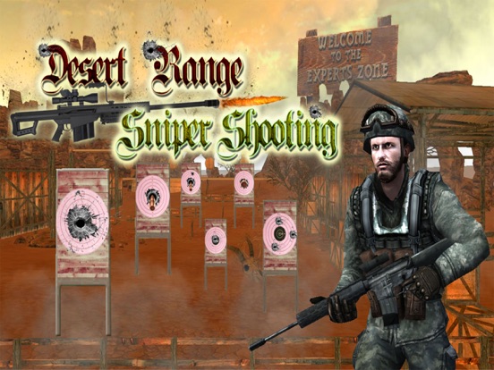 Desert Range Shooting WorldCup : sniper shooter iPad screenshot 1 - Games app