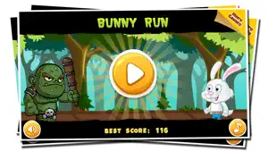 Bunny Run - Street Jungle Bunny Kids Run screenshot #3 for iPhone