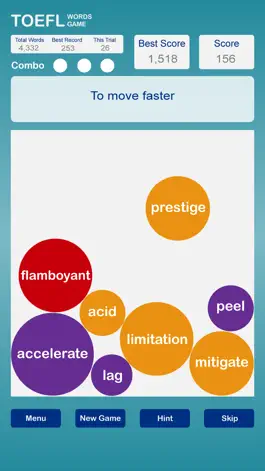 Game screenshot TOEFL Words Game mod apk