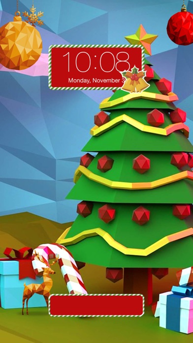 Screenshot #3 pour 3D Noël Fond D'écran - Thèmes De Fond D'hiver