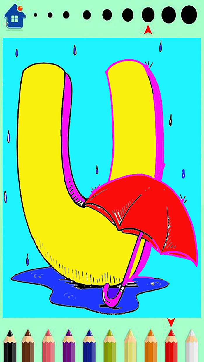 ABC alphabet Coloring book - Learning game
