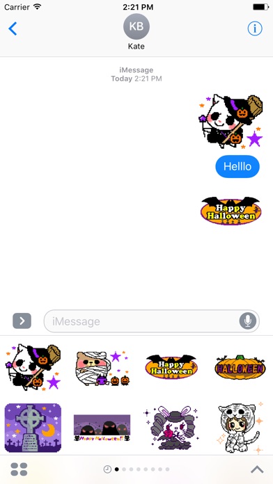 Halloween Night Stickerのスクリーンショット1 Halloween Night Stickerのスクリーンショット1