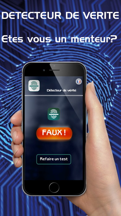Screenshot #3 pour Détecteur de mensonges - Test d'empreintes gratuit