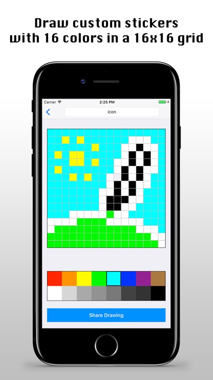 Pixelboard - Draw your own stickers!