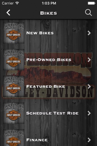 Superstition Harley-Davidson® screenshot 2