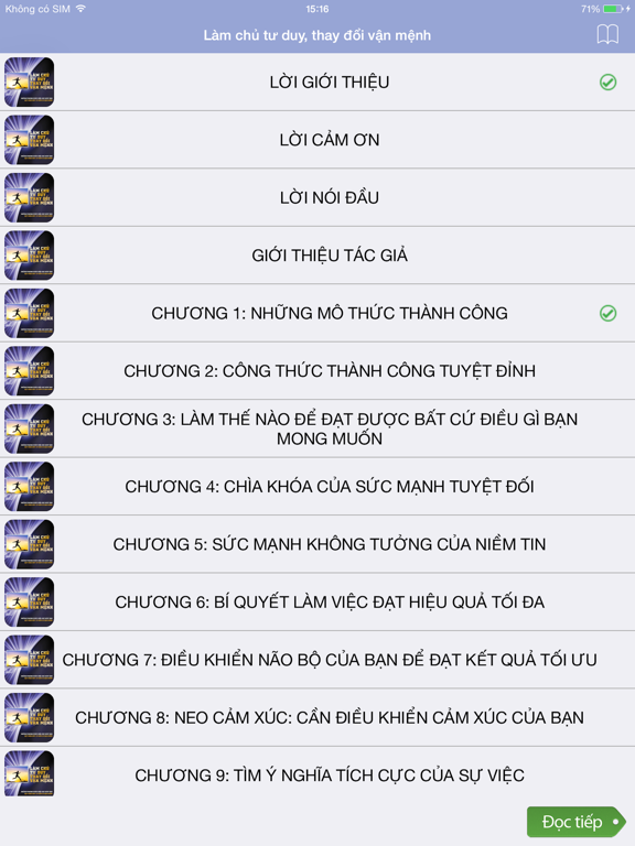Screenshot #5 pour Làm chủ tư duy, thay đổi vận mệnh