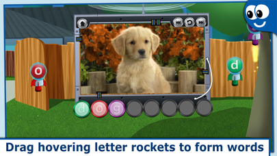 Screenshot #2 pour Flying First Words for Kids and Toddlers Free: Preschool learning reading through letter recognition and spelling