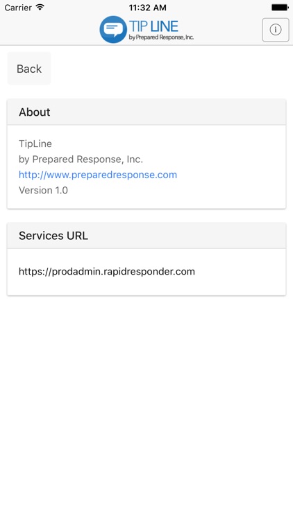 Rapid Responder TipLine