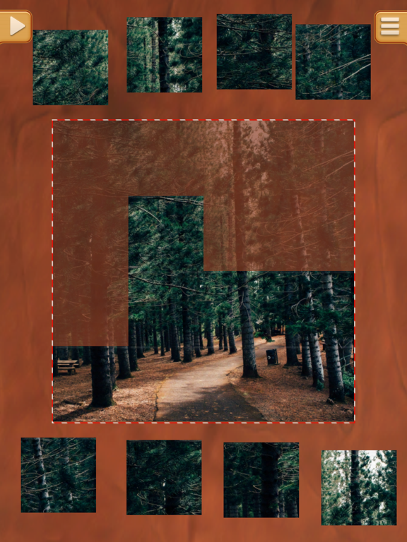 Forest Puzzle Game - Nature Picture Jigsaw Puzzles iPad screenshot