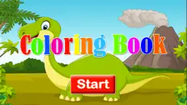 Game screenshot Dinosaurs Coloring - Animals Painting page drawing book games for kids mod apk