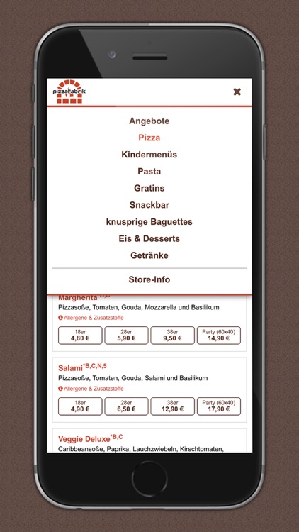 pizzaFabrik - Der Lieferdienst in Mücheln screenshot-3