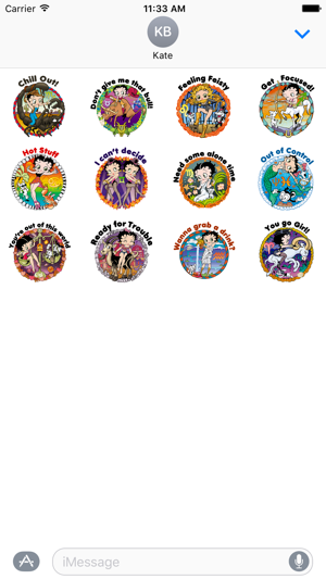 Betty Boop - Zodiac Signs Stickers(圖2)-速報App