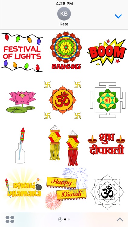 Diwali Greetings - Festival of Lights Stickers