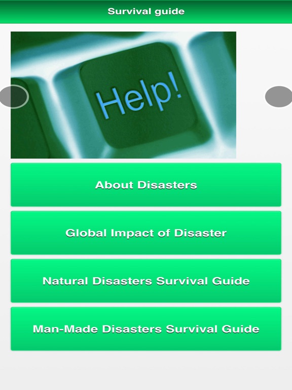Best Survival guide iPad screenshot 1 - Lifestyle app
