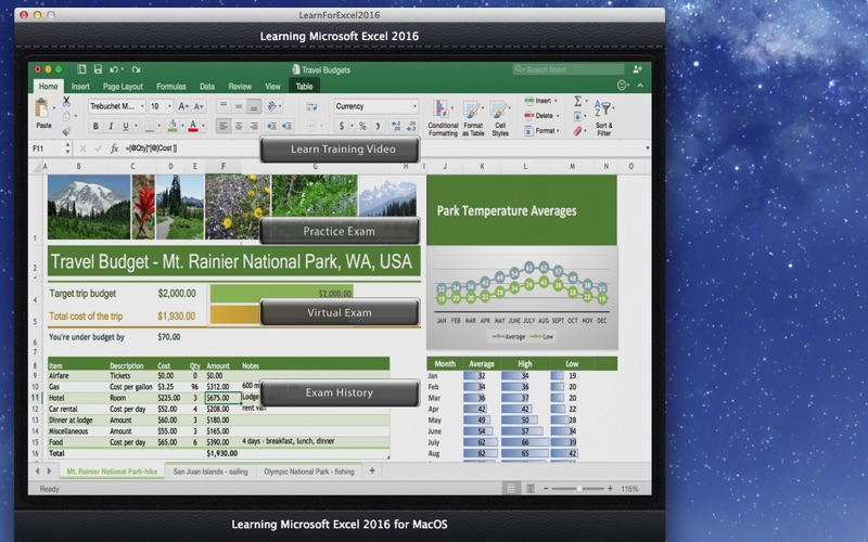 LearnFor Excel2016 screenshot1