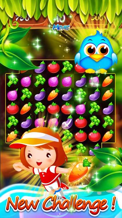 Charm Veggie Hero - New Best Magic Garden Match 3 screenshot-3