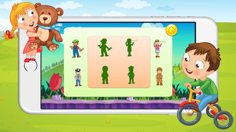 Fun free english vocabulary game from easy level for kids puzzles